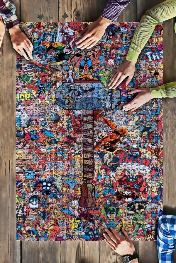 Thor Marvel Jigsaw Puzzle Set