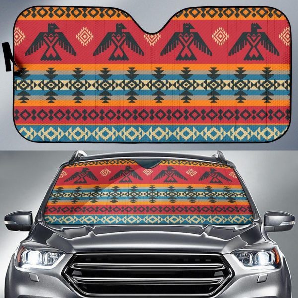 Thunder Birds Native American Pride Car Auto Sun Shade