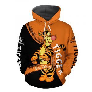 Tigger 3D Printed Hoodie/Zipper Hoodie