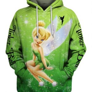 Tinker Bell 3D Printed Hoodie/Zipper Hoodie