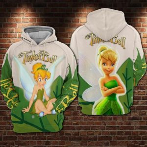 Tinker Bell 3D Printed Hoodie/Zipper Hoodie