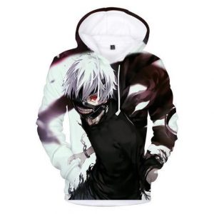 Tokyo Ghoul 3D Printed Hoodie/Zipper Hoodie