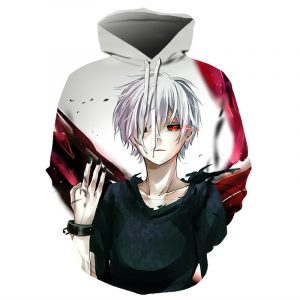 Tokyo Ghoul 3D Printed Hoodie/Zipper Hoodie