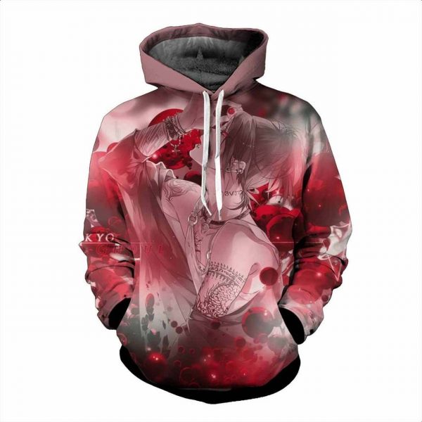 Tokyo Ghoul 3D Printed Hoodie/Zipper Hoodie