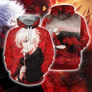 Tokyo Ghoul 3D Printed Hoodie/Zipper Hoodie