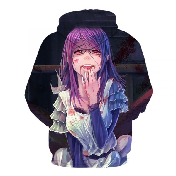 Tokyo Ghoul 3D Printed Hoodie/Zipper Hoodie