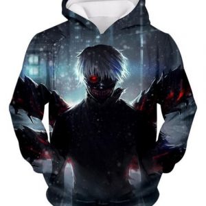 Tokyo Ghoul 3D Printed Hoodie/Zipper Hoodie