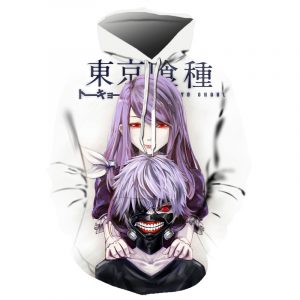 Tokyo Ghoul 3D Printed Hoodie/Zipper Hoodie