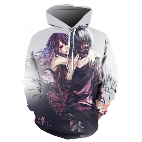 Tokyo Ghoul 3D Printed Hoodie/Zipper Hoodie