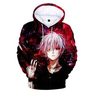 Tokyo Ghoul 3D Printed Hoodie/Zipper Hoodie