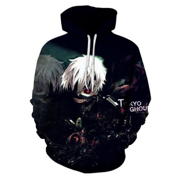 Tokyo Ghoul 3D Printed Hoodie/Zipper Hoodie