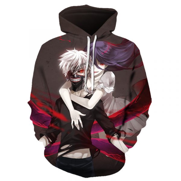 Tokyo Ghoul 3D Printed Hoodie/Zipper Hoodie