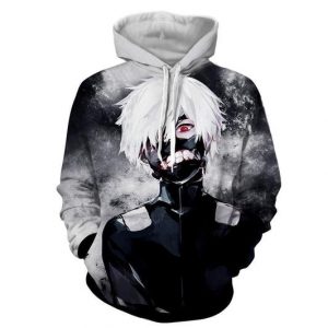 Tokyo Ghoul 3D Printed Hoodie/Zipper Hoodie