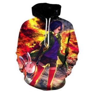 Tokyo Ghoul 3D Printed Hoodie/Zipper Hoodie