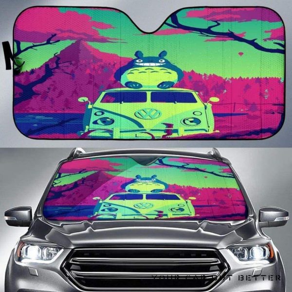 Totoro Smile Car Auto Sun Shade