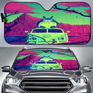 Totoro Smiles Car Auto Sun Shade