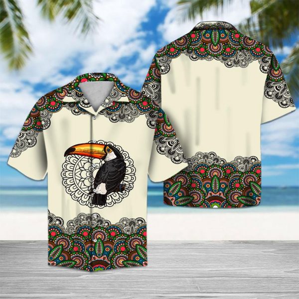 Toucan Mandal Hawaiian Shirt Summer Button Up