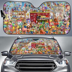 Toy Story All Characters Car Auto Sun Shade