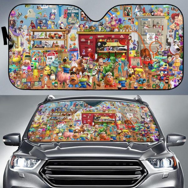 Toy Story All Characters Car Auto Sun Shade