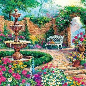 Tranquil Garden Jigsaw Puzzle Set