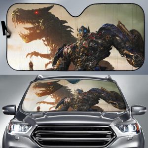 Transformer Dinosaur T-Rexs Car Auto Sun Shade