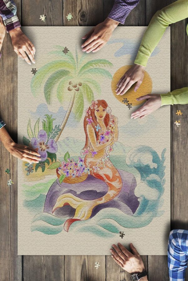 Tropical Mermaid Jigsaw Puzzle Set