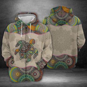 Turtle 3D Printed Hoodie/Zipper Hoodie