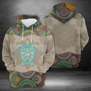 Turtle 3D Printed Hoodie/Zipper Hoodie