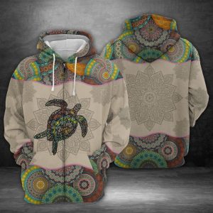 Turtle 3D Printed Hoodie/Zipper Hoodie