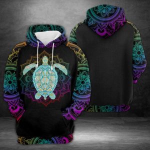 Turtle 3D Printed Hoodie/Zipper Hoodie