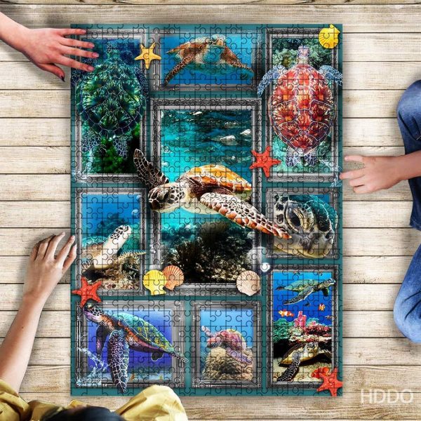 Turtle Sea Jigsaw Puzzle Set