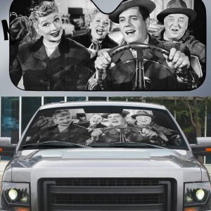 Tv Series I Love Lucy Lucille Ball And Desi Arnaz Car Auto Sun Shade