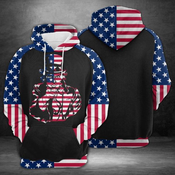 Uncle Sam 3D Printed Hoodie/Zipper Hoodie