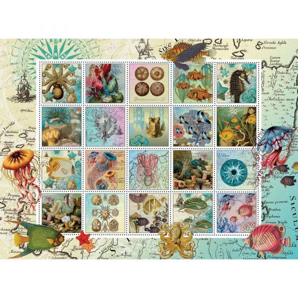 Undersea Garden Quilt Jigsaw Puzzle Set