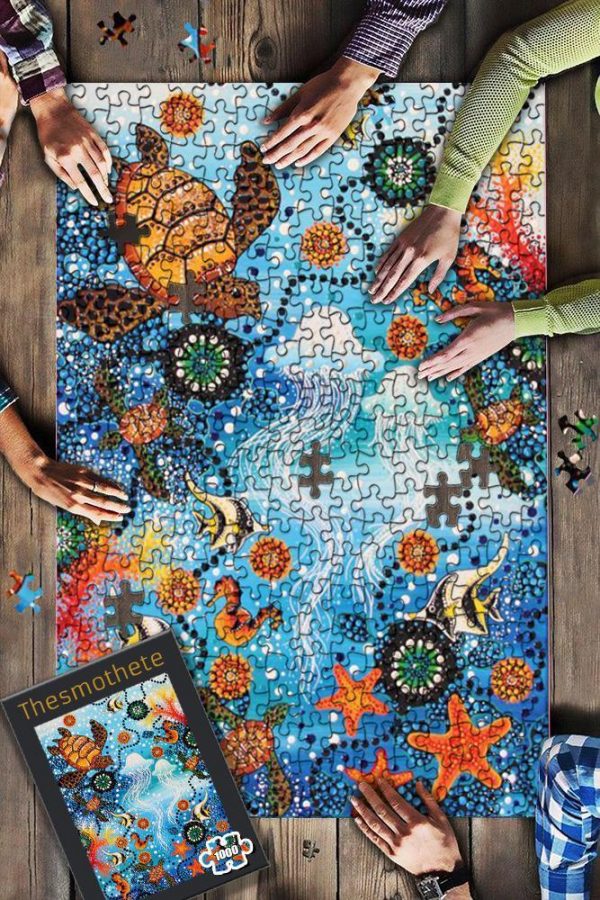 Undersea, Sea Turtle ? Jigsaw Puzzle Set