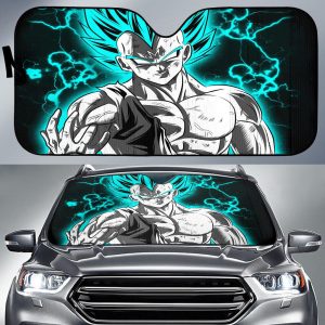 Vegeta Blue Car Auto Sun Shade