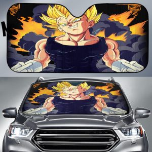 Vegeta Dragon Ballcar Car Auto Sun Shade