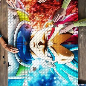 Vegeta God Blue Dragon Ball Jigsaw Puzzle Set