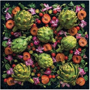 Vegetable, Atiso Flower Jigsaw Puzzle Set