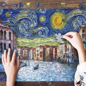 Venice/Italy Starry Night Jigsaw Puzzle Set