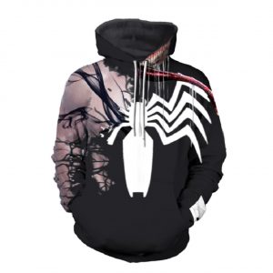 Venom 3D Printed Hoodie/Zipper Hoodie