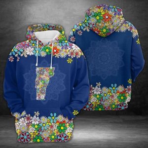 Vermont Flower 3D Printed Hoodie/Zipper Hoodie