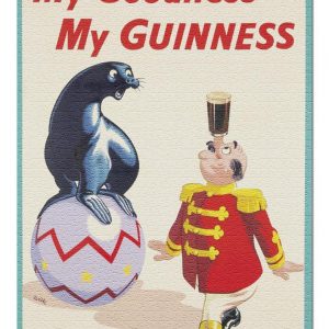 Vintage My Goodness My Guinness Jigsaw Puzzle Set