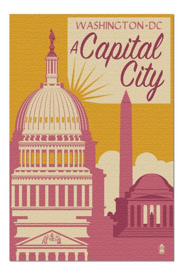 Washington Dc A Capital City Jigsaw Puzzle Set