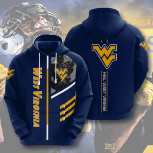 West Virginia Mountaineers American Football 3D Printed Hoodie/Zipper Hoodie