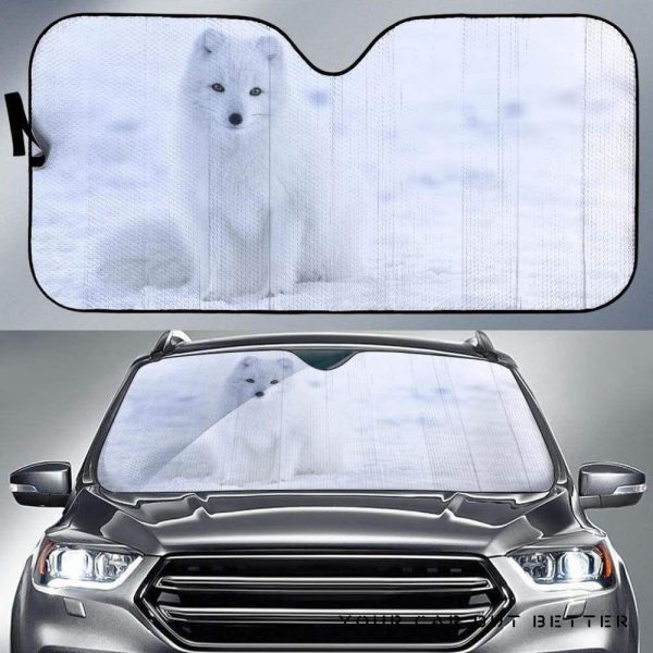 White Fox Car Auto Sun Shade