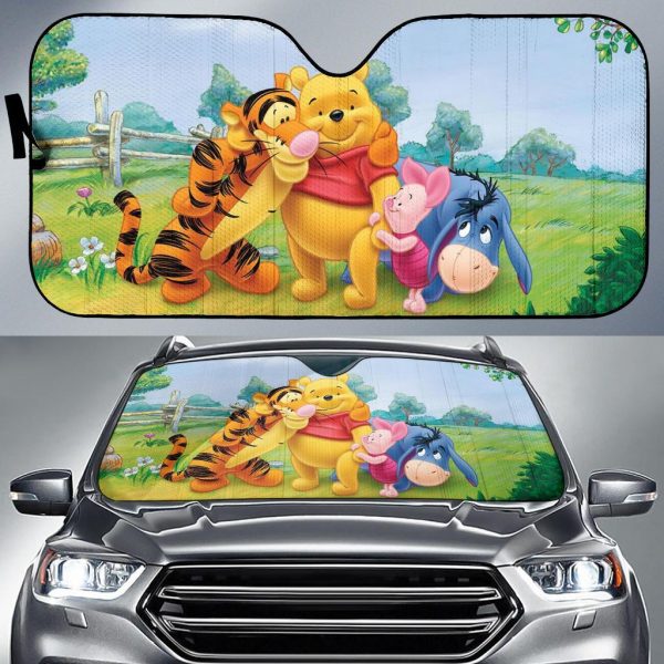 Winne The Pooh Car Auto Sun Shade