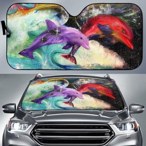 With Dolphin. Car Auto Sun Shade