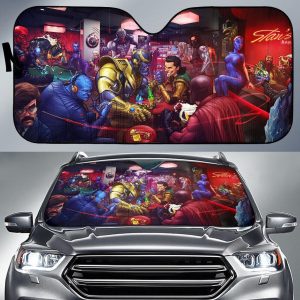 Xmen Vs Avengers Bars Car Auto Sun Shade