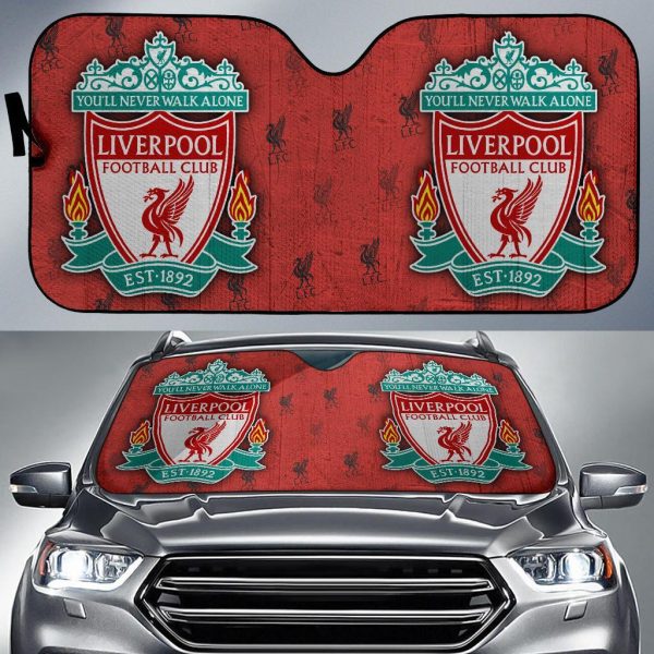 Youll Never Walk Alone Liverpool Car Auto Sun Shade